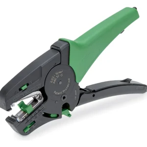 Cortador de Alambre Wago Quickstrip Vario: Pelacables Automático Verde/Negro para Cableado Eléctrico Rápido y Seguro, Compatible con Cables Sólidos y