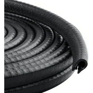 Protector de Bordes para Puertas de Automóvil, 20 Metros, Color Negro, Marca XYZ - Protección Superior contra Golpes y Rayones, Instalación Sencilla y