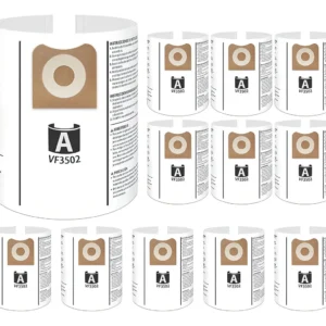 Paquete de 12 Bolsas de Repuesto para Aspiradora Ridgid 12-16 Galones: Filtración Superior, Fácil Instalación y Máximo Rendimiento para tu Taller o Ho