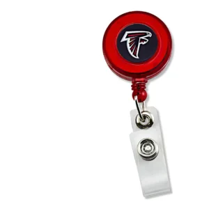 Carrete Retráctil NFL Aminco de 5 cm: ¡Muestra tu Pasión Futbolística! Porta ID, Llaves y Más - Diseño Robusto y Emblemático para Aficionados