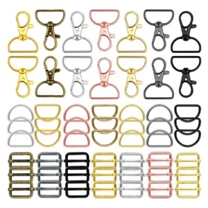 Juego de Ganchos Porta-Llaveros y Accesorios para Bolsos 'HeavyDuty' de Titan Tools: Acero Reforzado, Cierre Seguro y Diseño Compacto para Organizació