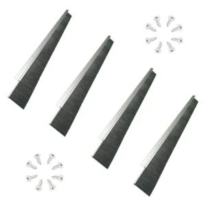 Juego de Cepillos Enrollables Premium para Puerta de Cochera Xcluder®: Sellado Eficaz Contra Plagas, Polvo y Clima Adverso - Modelo 700140 con Kit de