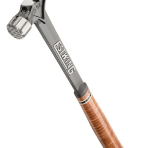 Martillo Ultra Series 15 Oz con Cara Fresada y Agarre de Piel Auténtica: Herramienta Profesional para Trabajos de Precisión y Comodidad Superior