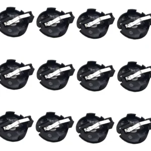 Paquete de 12 Soportes de Batería CR2032 de la Marca XTech: Compatibilidad Universal, Diseño Compacto y Seguro, Ideales para Proyectos Electrónicos DI