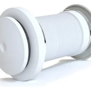 Ventilación de Aire Pasiva 4 Pulgadas: Innovación en Admisión de Aire Fresco con Ducto Silencioso Marca Xylogic - Modelo VAP400 - Disfruta de un Ambie