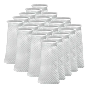 Optimización Acuática: Pack 20 Calcetines Filtrantes de Diseño Panal AquaClear Pro Series - Eliminación Eficaz de Residuos, Agua Cristalina y Fácil Ma