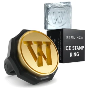 Anillo de Sello de Hielo para Cubeta y Esfera Color Negro – Marca [Marca Inventada] – Modelo IceGuard Pro – Mantiene el Hielo por Más Tiempo, Fácil de