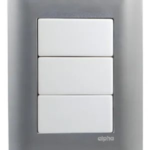 Apagador Sencillo Blanco LEVITON Decora con Placa de Aluminio Incluida: Diseño Moderno, Fácil Instalación y Máxima Durabilidad para tu Hogar | Modelo