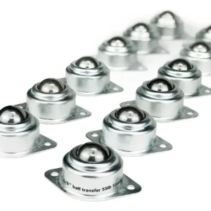 Rodamientos de Bolas Resistentes para Trabajo Pesado Marca Xtreme Duty - Soporta Hasta 650 Libras - Acero Endurecido, Montaje Sólido y Durabilidad Sup