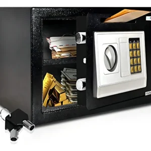 Caja Fuerte Digital SereneLife Drop Box: Protección Segura para el Hogar y la Oficina | Acero Robusto, Cerradura Electrónica, Diseño Compacto y Fácil