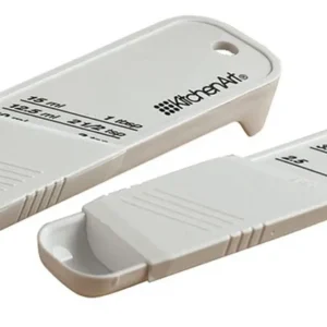 Cucharas Medidoras Ajustables OXO Good Grips: Precisión Culinaria al Dedo, de Cucharadita a Cucharada, Blancas y Duraderas - Perfectas para Repostería