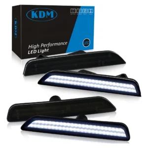 Mejora la Visibilidad y Estilo: Luces LED de Marcador Lateral Ahumado para Ford Mustang 2010 - Diseño Plug and Play, Fácil Instalación, Iluminación Br