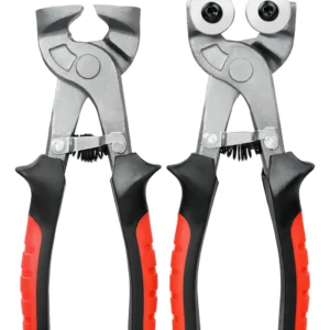 Juego Profesional de 2 Pinzas para Azulejos y Cerámica Marca ToolMaster: Corte Preciso, Agarre Ergonómico y Durabilidad Superior para Trabajos de Cerá