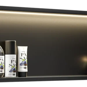 Nicho de Ducha LED Empo: Acero Inoxidable 304, Impermeable con Iluminación Integrada, Estante Multifuncional para Baño Moderno y Elegante (Modelo LED-