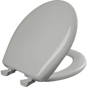 Asiento de Inodoro Redondo con Cierre Suave y Acabado Gris Hielo: [Marca] Modelo [Modelo]. Confort y Durabilidad para tu Baño. Fácil Instalación y Lim