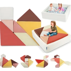 Sofá Modular Infantil y Juvenil: Marca KidKraft Modelo Explore – Diseño Personalizable, Duradero y Seguro, Ideal para Juego y Descanso en Casa
