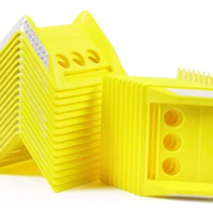 Juego de 24 Correas Planas Protectores de Plástico Amarillo SUPER GRIP®: Protección Superior para Cargas, Resistentes y Duraderas, Ideales para Sujeci