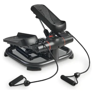 Máquina Elíptica de Paso a Paso FitTrack Pro: Entrenamiento Cardiovascular Completo con Manubrio Ergonómico y Monitor LCD Digital para Hogar - Modelo