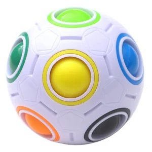 Rompecabezas Bola Mágica Arcoíris: Desata la Diversión y Alivia el Estrés con el Juguete IQ de 12 Agujeros - Marca [Nombre de la Marca]