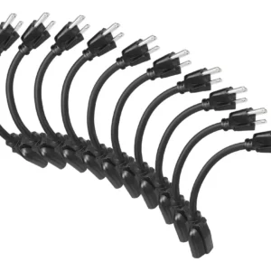 Cables de Extensión Cortos para Interiores y Exteriores, Marca [Marca del Producto] Modelo [Número de Modelo]: Resistencia al Agua, Uso Rudo, Conexión