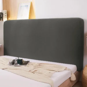 Funda Elástica para Cabecero de Cama Gris Oscuro de [Marca Genérica] – Modelo [Modelo Específico]: Protección Premium, Ajuste Perfecto, Fácil Instalac