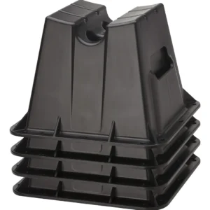 Protege tu inversión: Bloques de Almacenamiento Resistentes para Pontones en Invierno - Juego de 4 - Marca X-Treme Marine - Modelo Pontoon Shield - Es