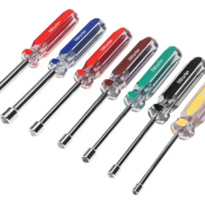 Juego de Llaves de Tuercas de 7 Piezas STANLEY 86-513: Mango Ergonómico con Colores para Fácil Identificación y Mayor Agarre | Herramientas de Calidad