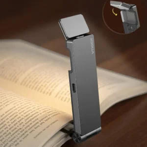 Lámpara de Lectura LED Recargable USB Plegable - Marca Lumina, Modelo LX-500: 3 Temperaturas de Color y Brillo Ajustable para una Experiencia Visual P