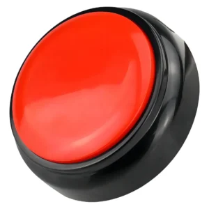 Botón Grabable para Perros: Converse con tu Mejor Amigo con el Botón Rojo de la Marca 'PawTalk'! - Comunicación Interactiva, Entrenamiento y Diversión