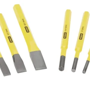 Juego de Punzones y Cinceles Truper Expert 12 Piezas: Acero Forjado de Alto Rendimiento, Diseño Ergonómico, Ideal para Trabajos de Precisión en Herrer