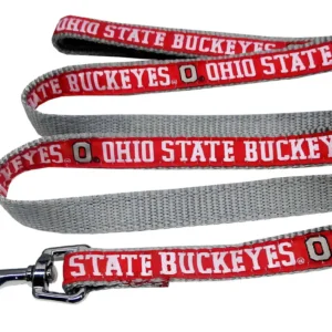 Correa para Perro Ohio State Buckeyes Oficial: Diseño Premium, Resistente y Confortable. ¡Demuestra tu Orgullo con esta Correa para Mascotas de Calida