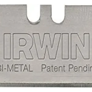 Cuchillas de Repuesto Bimetálicas IRWIN®: Paquete de 50 - Larga Duración, Corte Preciso en Acero y Materiales Duros - Color Azul - Modelo 1923466
