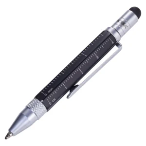 Bolígrafo Multitareas 5-en-1 'WORKPRO': Regla, Destornillador, Lápiz Capacitivo, Nivel y Más - ¡Herramienta Multifuncional para Manitas!