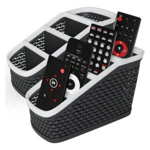 Organizador de Control Remoto de Escritorio, Set de 2, Marca [Marca], Modelo [Modelo], Diseño Elegante con Compartimentos Múltiples para Mayor Orden y