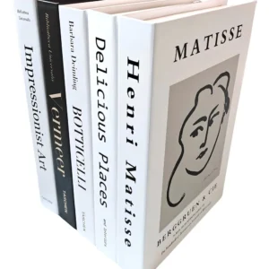 Decora tu Espacio con Elegancia: Set de Libros Decorativos Falsos Modernos 'Estilo Clásico' - Marca 'Ambienta Tu Hogar'. Diseño Sofisticado, Ideal par