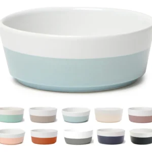 Tazón de Cerámica para Perro Modelo Nube Mediano by [Marca del Producto]: Elegancia y Durabilidad para la Comida de tu Mascota - Fácil de Limpiar, Dis