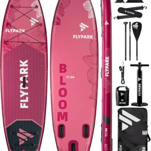 Tabla Inflable de Remo y Yoga Aqua Marina Monster 335cm x 86cm: Ideal para Aguas Tranquilas, Soporta Hasta 140kg, con Mochila y Accesorios Completos