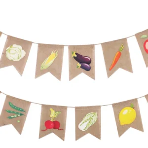 Guirnalda de Arpillera Rústica para Decoración de Fiestas y Eventos | Marca [Marca Inventada] – Modelo [Modelo Inventado] – 5 Metros de Elegancia Arte