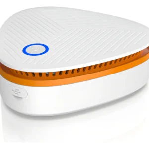 Purificador de Aire Portátil de Ozono Recargable USB - Marca Genérica X Modelo AZUL-001 Naranja: Elimina Olores, Bacterias y Virus, Ideal para Autos,