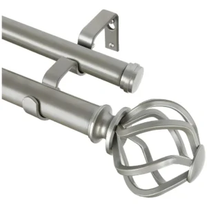 Varillas de Cortina Dobles Telescópicas de Alta Resistencia PLA: Ajuste Perfecto y Elegancia Duradera para Cualquier Espacio - Modelo XT-500