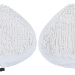 Almohadillas de Microfibra Blancas Dirt Devil AD50005: Limpieza a Vapor Eficaz para Pisos Duros - Paquete de 2 - Duraderas y Reutilizables