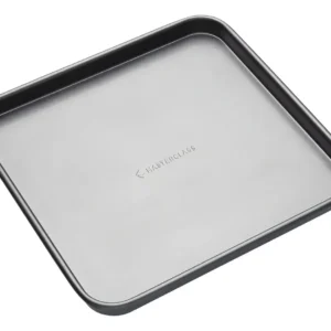 Bandeja Cuadrada Antiadherente para Repostería 26 cm – Marca 'Hornear Perfecto' – Set de 10 Piezas – Acero al Carbono para Horneado Uniforme y Fácil L
