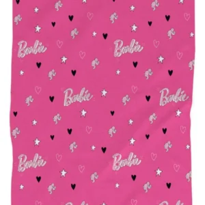 Manta Micro Raschel Super Suave Barbiecore Coleccionable: [Marca] Edición Limitada, Diseño Vibrante y Cálido para Niñas y Adolescentes, Perfecta para
