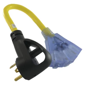 Cable de Distribución Eléctrica Conntek TT-30P para RVs y Remolques: 3 Metros de Longitud, Conexión Segura y Duradera, Ideal para Energía Confiable en
