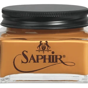 Renueva el Brillo y Protege tu Calzado: Crema Pulidora para Zapatos de Piel Natural Marrón Claro [Marca Genérica] 75ml – Restaura, Hidrata y Da Acabad