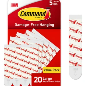Tiras Adhesivas Command™ Grandes de Repuesto: Cuelga Sin Dañar, Resistentes y Versátiles para Decoración y Organización del Hogar - ¡Fácil Instalación