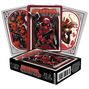 Baraja de Cartas Deadpool Tumbling Oficial Marvel: Edición Coleccionista para Juegos de Mesa y Estrategia - Diseño Único y Duradero