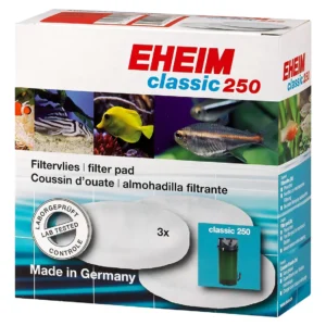 Filtro de Alto Rendimiento para Acuario Eheim 2213/250: Pack de 3 Fieltros Finos Originales, Máxima Claridad del Agua y Retención de Partículas, Fácil