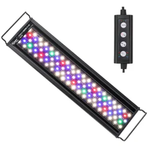 Iluminación LED Inteligente para Acuario AquaGlow X500: Temporizador Programable, Personalización DIY y Colores Vibrantes - ¡Crea un Paraíso Subacuáti
