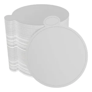 Mini Tableros para Tartas de Mousse Plata 9 cm - Elegancia Desechable para Repostería Fina | Marca 'Festín Dulce' - Presentación Impecable en Cada Cre